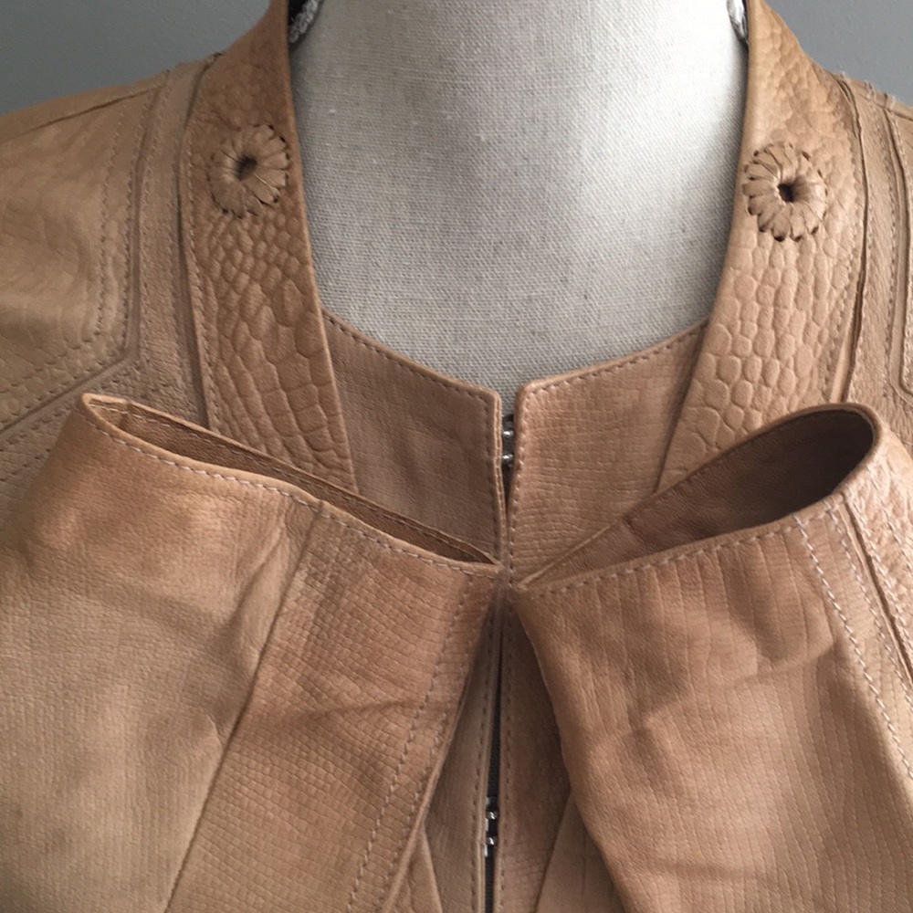 Escada Designer Leather Jacket - image 6